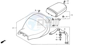 VTX1800C drawing SEAT