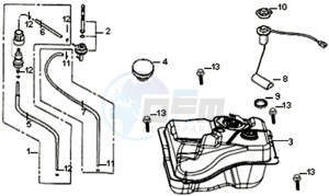 SYMPHONY ST 50 L5-L6 drawing GAS TANK / PETROL METER