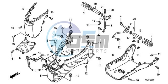 FLOOR STEP/PILLION STEP