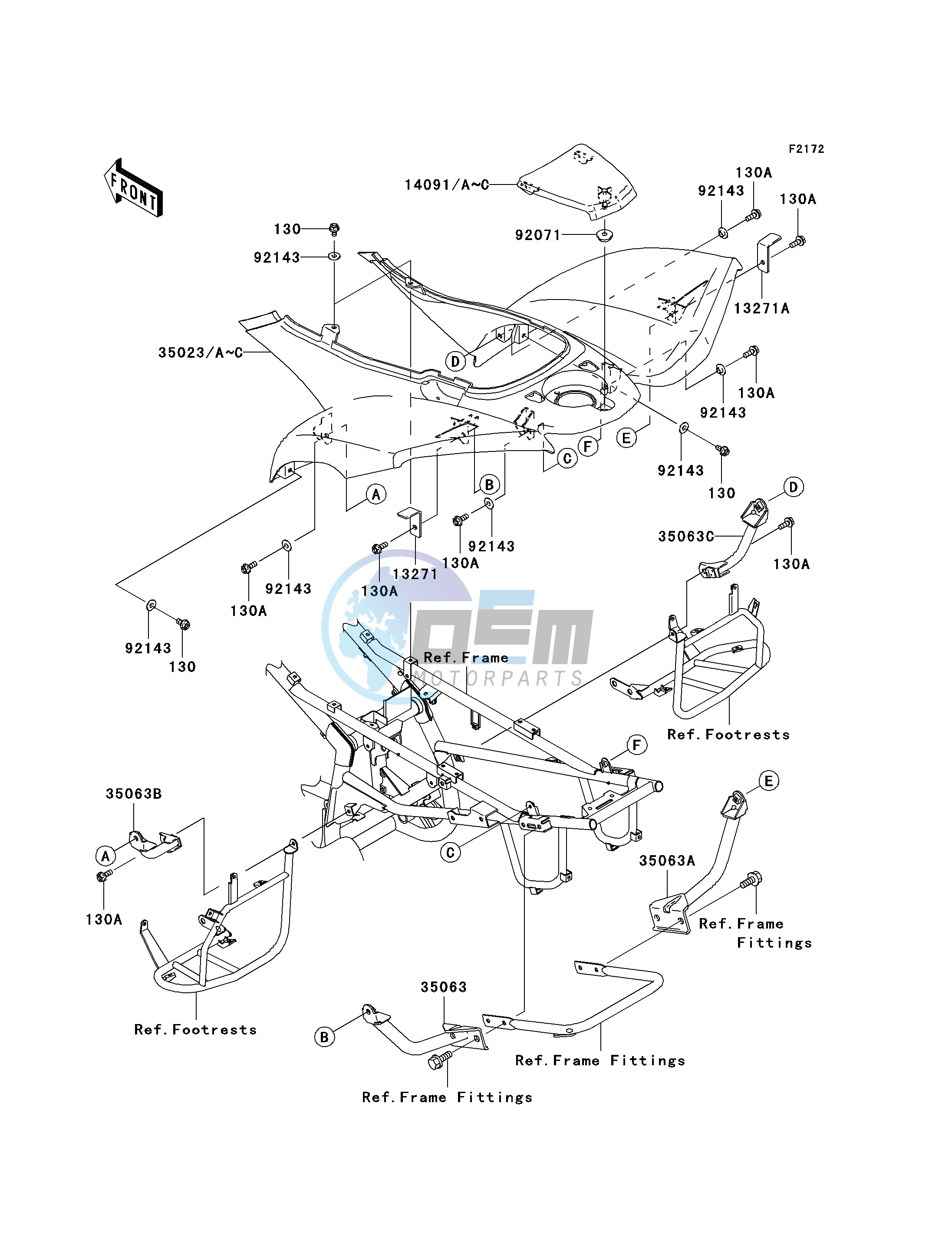 REAR FENDER-- S- -