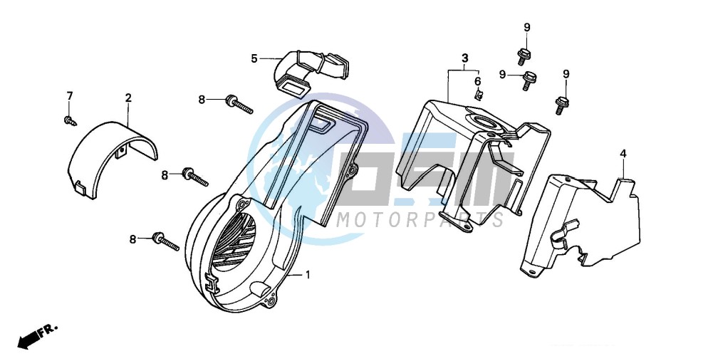 FAN COVER/SHROUD/ AIR GUIDE COVER