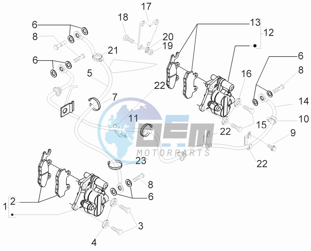 Brakes hose  - Calipers