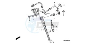 VFR1200FDD VFR1200F Dual Clutch UK - (E) drawing STAND