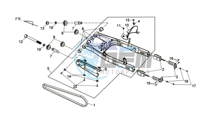 REAR FORK - REAR SUSPENSION