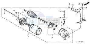 TRX400XC drawing STARTING MOTOR