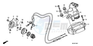 CBR600RRA F / CMF drawing SERVO MOTOR