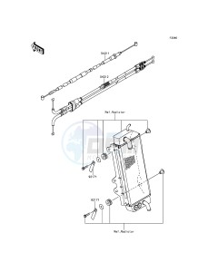 KX250F KX250ZGF EU drawing Cables