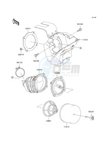 KX 65 A [KX65] (A1-A5) [KX65] drawing AIR CLEANER