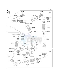 VN 900 B [VULCAN 900 CLASSIC] (6F-9F) B8F drawing VALVE-- S- -