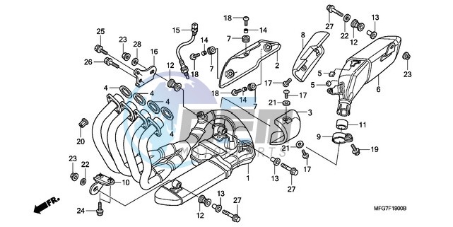 EXHAUST MUFFLER