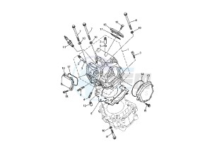 XT R 660 drawing CYLINDER HEAD