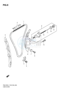 RM-Z250 (E3-E28) drawing CAM CHAIN