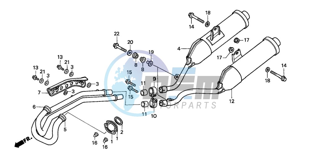 EXHAUST MUFFLER