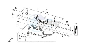 JOYMAX 125I ABS drawing CENTRAL STAND -SIDE STAND- KICKSTARTER PEDAL