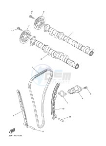 FZ8-N 800 FZ8 (NAKED) (39PS 39PU) drawing CAMSHAFT & CHAIN