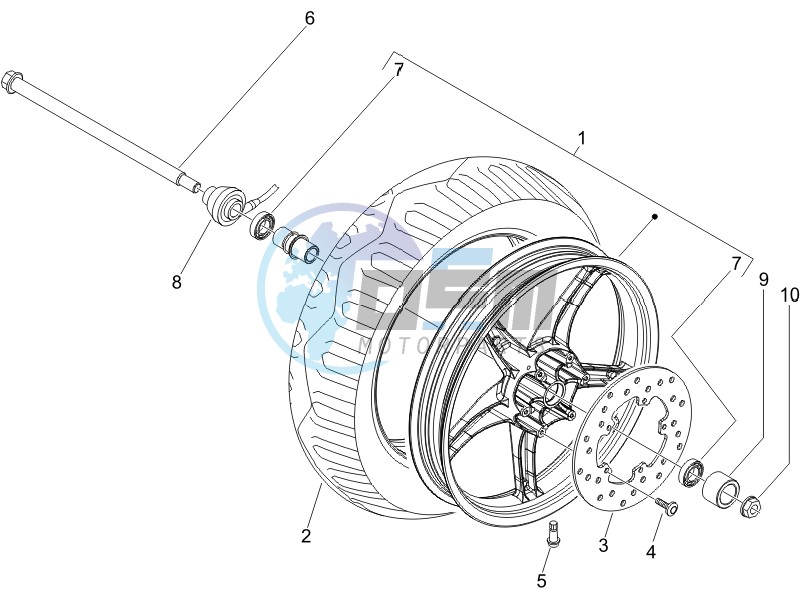 Front wheel