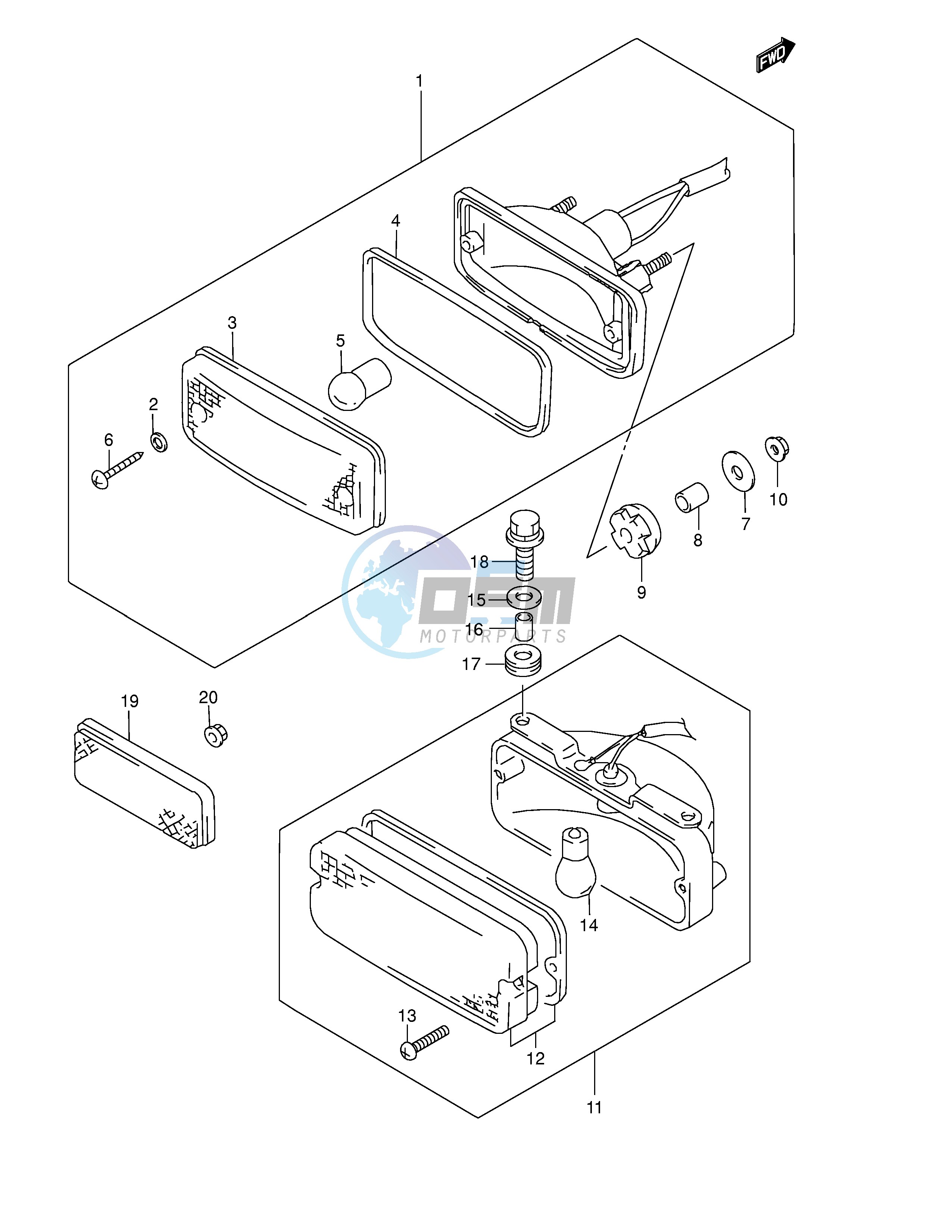 REAR COMBINATION LAMP (E17)