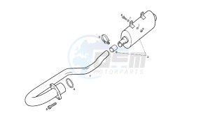 SENDA SM - 125 CC VTHSC2B1A 4T EU2 drawing EXHAUST