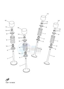 WR250F (2GBH) drawing VALVE