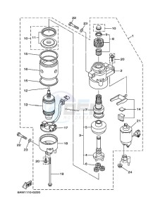 FL350AET1X drawing STARTER-MOTOR