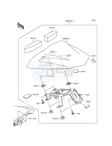 ER-6F_ABS EX650FGF XX (EU ME A(FRICA) drawing Accessory(Single Seat Cover)