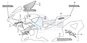 CBR900RE drawing STRIPE/MARK (6)