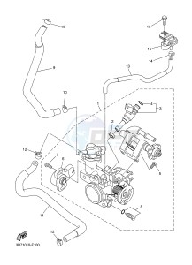 WR250R (32DN) drawing INTAKE 2