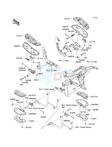 VN 2000 J [VULCAN 2000 CLASSIC LT] (8F-9F) 0J9F drawing FOOTRESTS