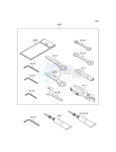 VULCAN S EN650AGF XX (EU ME A(FRICA) drawing Owner's Tools