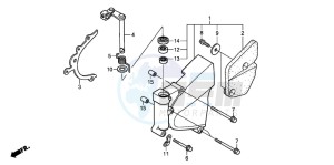 XL1000VA drawing LEFT CRANKCASE COVER