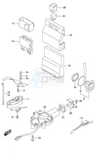 DF 150AP drawing Sensor/Switch - Remote Control