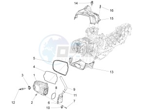 S 125 4T 3V ie drawing Cylinder head cover