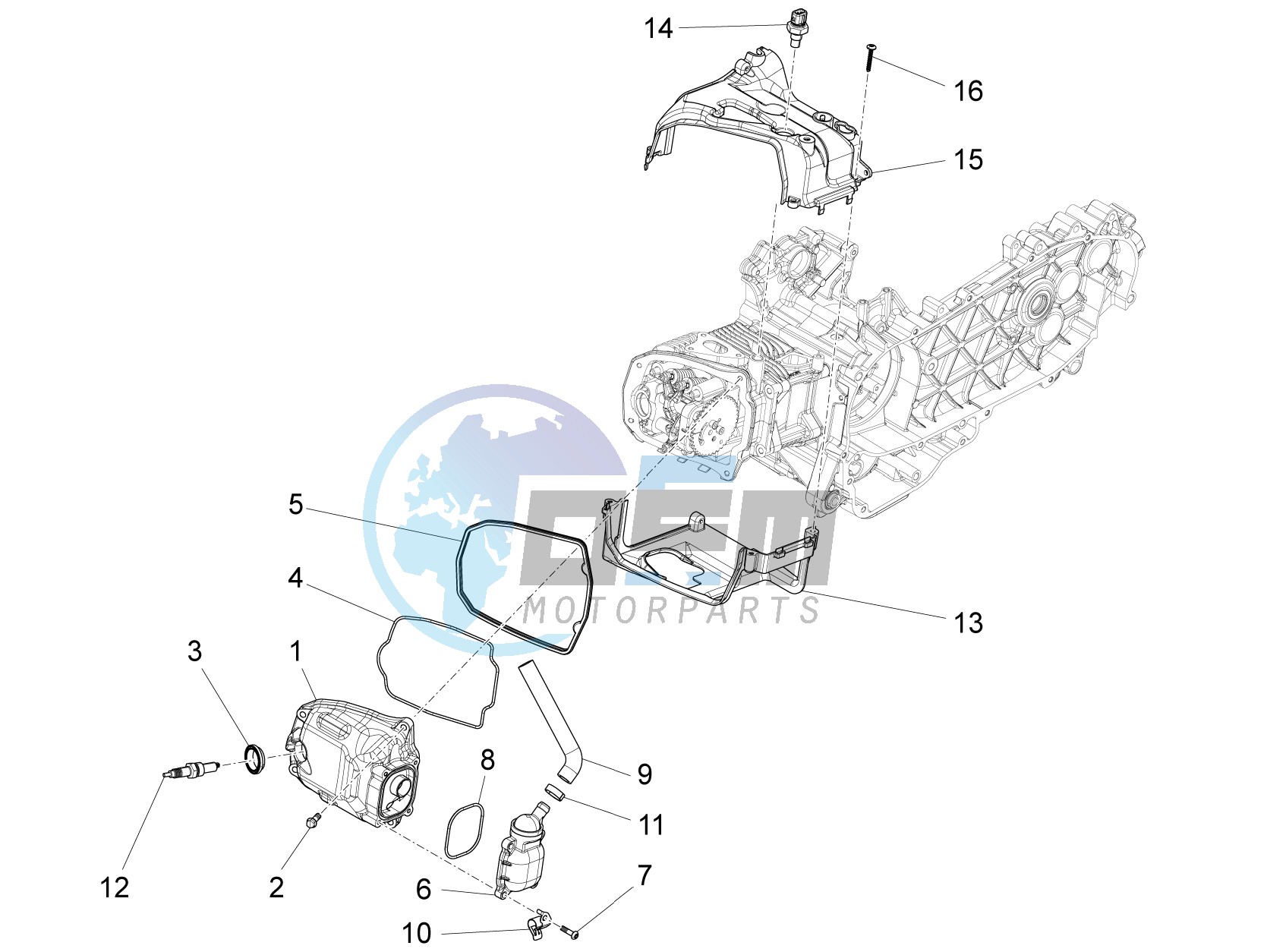 Cylinder head cover