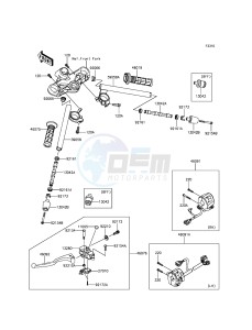 NINJA_250SL_ABS BX250BFS XX (EU ME A(FRICA) drawing Handlebar