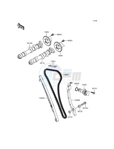 ER-6F_ABS EX650FCF XX (EU ME A(FRICA) drawing Camshaft(s)/Tensioner