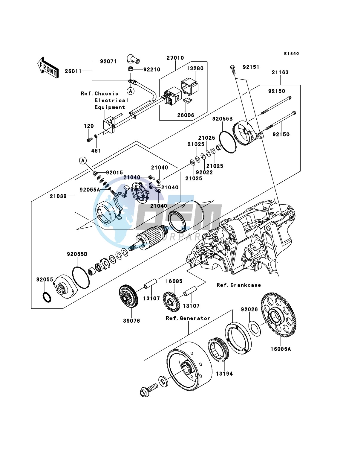 Starter Motor(-ER650AE046804)