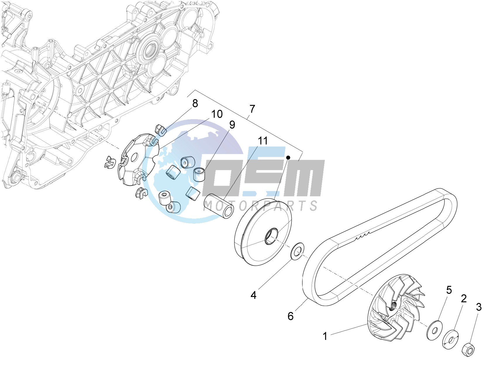 Driving pulley