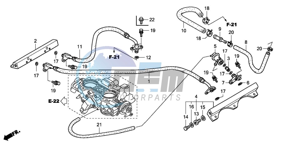 THROTTLE BODY (TUBING)