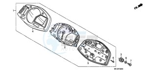 CBR600RRA Australia - (U / 2U) drawing METER