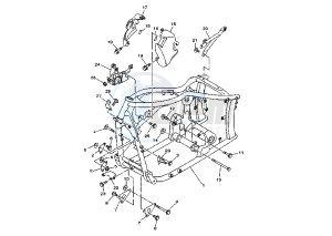 XVS DRAG STAR 650 drawing FRAME