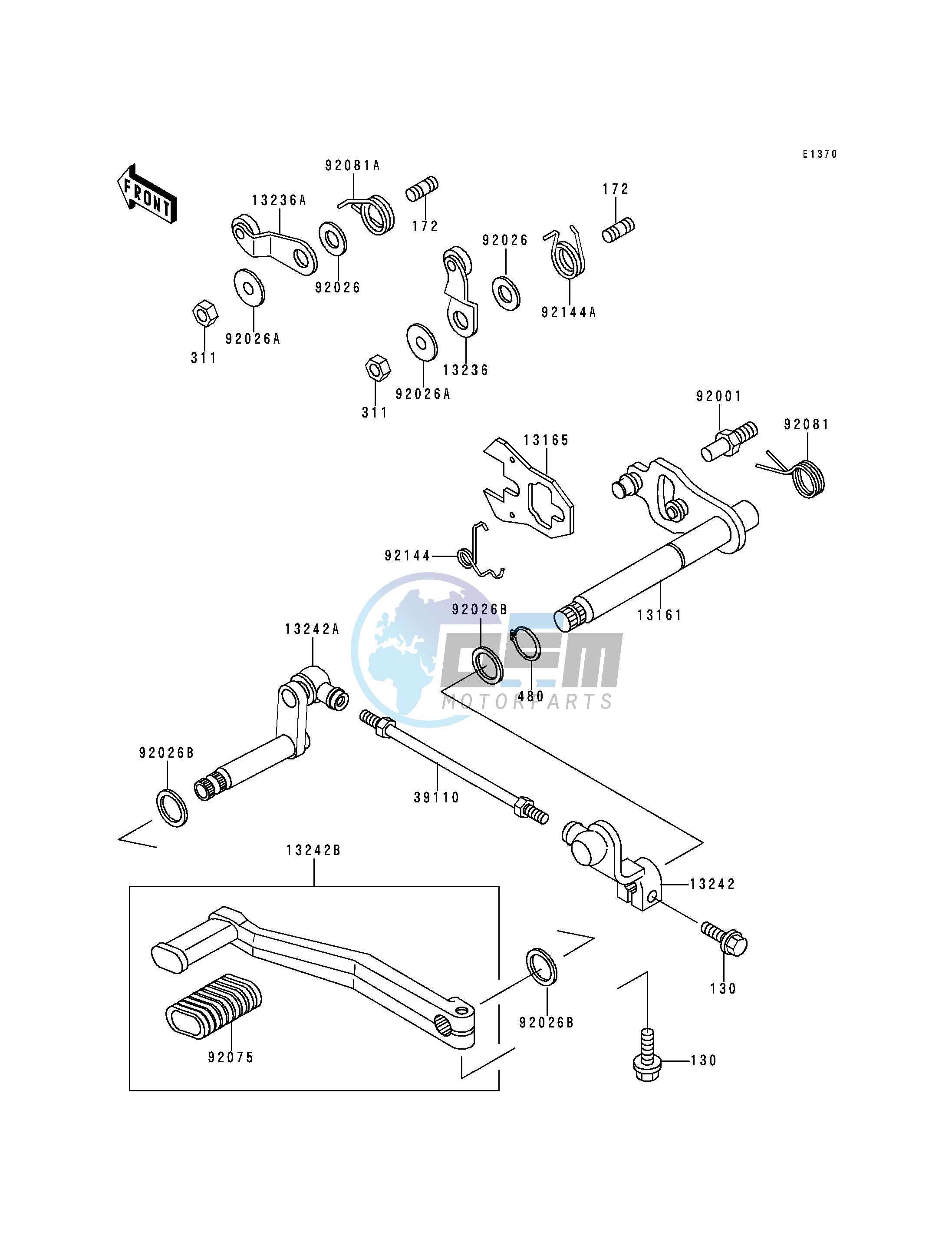 GEAR CHANGE MECHANISM