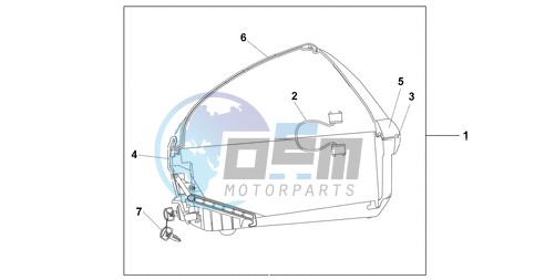 45L TOPBOX VERNIER GREY METALLIC