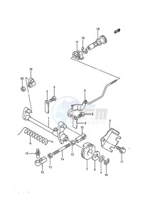 DT 9.9c drawing Throttle Shaft