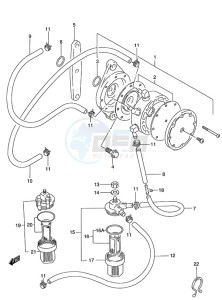 DT 115 drawing Fuel Pump (1995 to 1996)