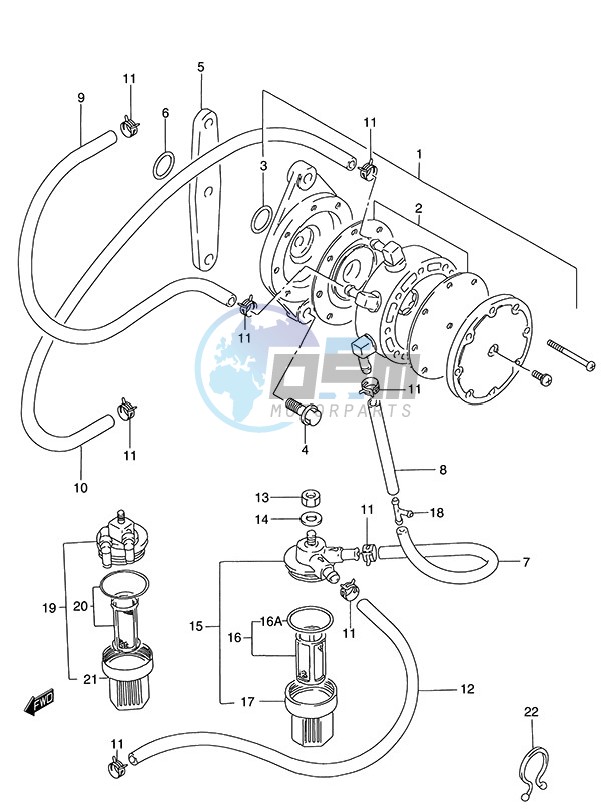 Fuel Pump (1995 to 1996)