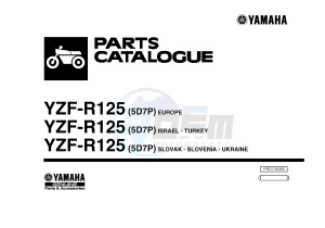 YZF-R125 R125 (5D7P 5D7P 5D7P) drawing .1-Front-Page