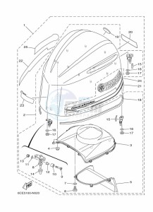 F300BETX drawing FAIRING-UPPER