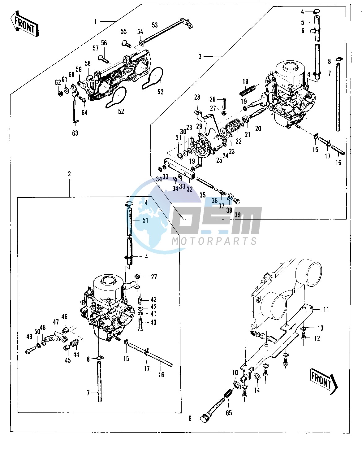 CARBURETOR ASSY -- KZ400-A1- -