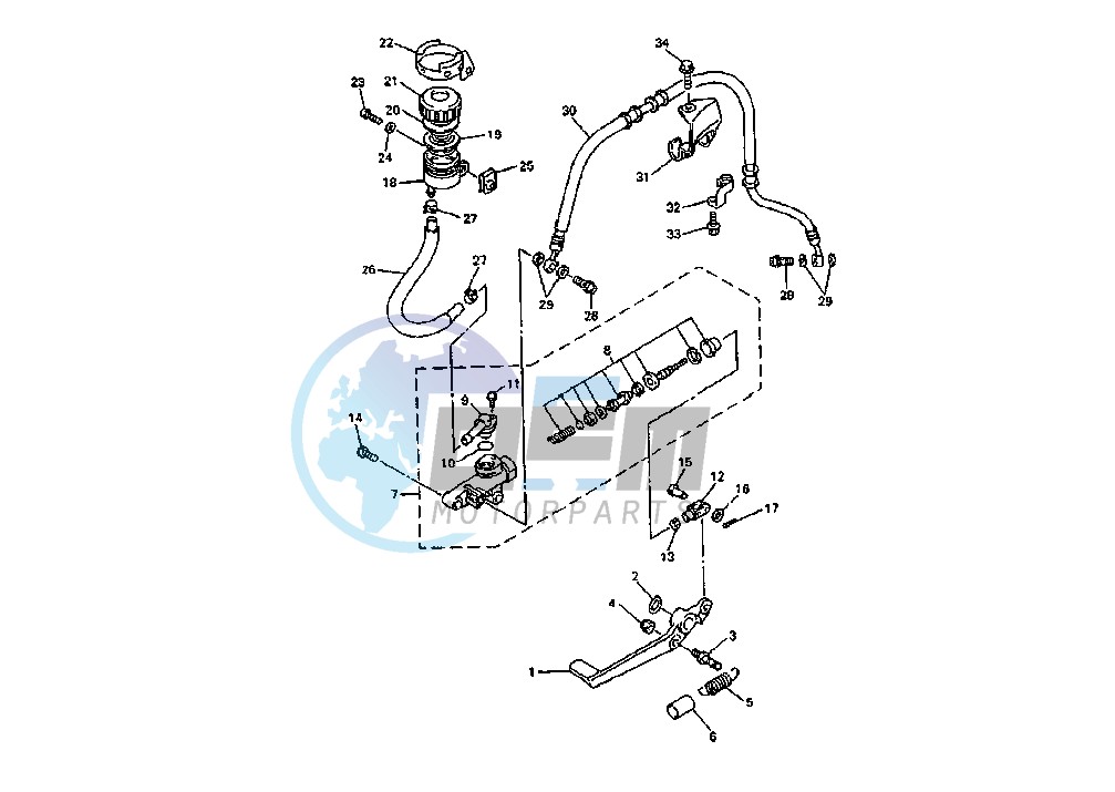 REAR MASTER CYLINDER