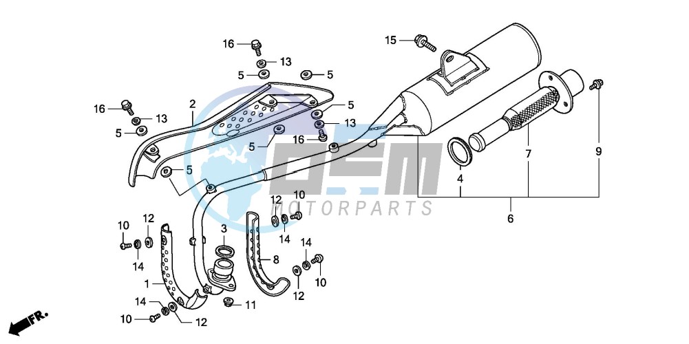 EXHAUST MUFFLER